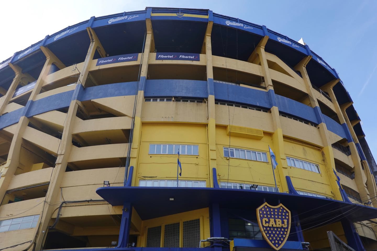Boca Junios football stadium "La Bombonera".