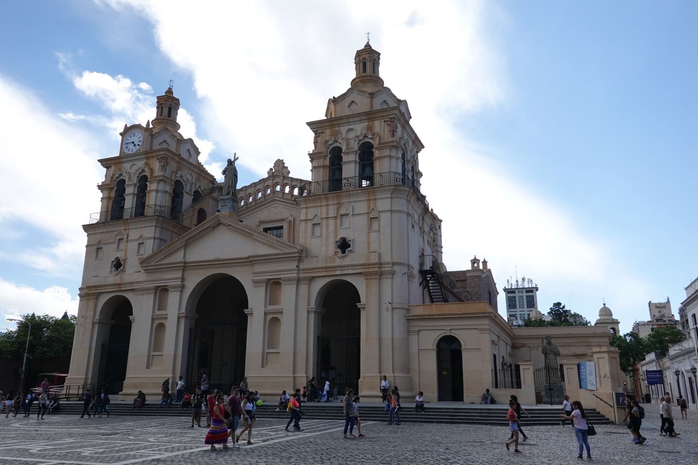 Outside of the Cathedral of Córdoba, front view