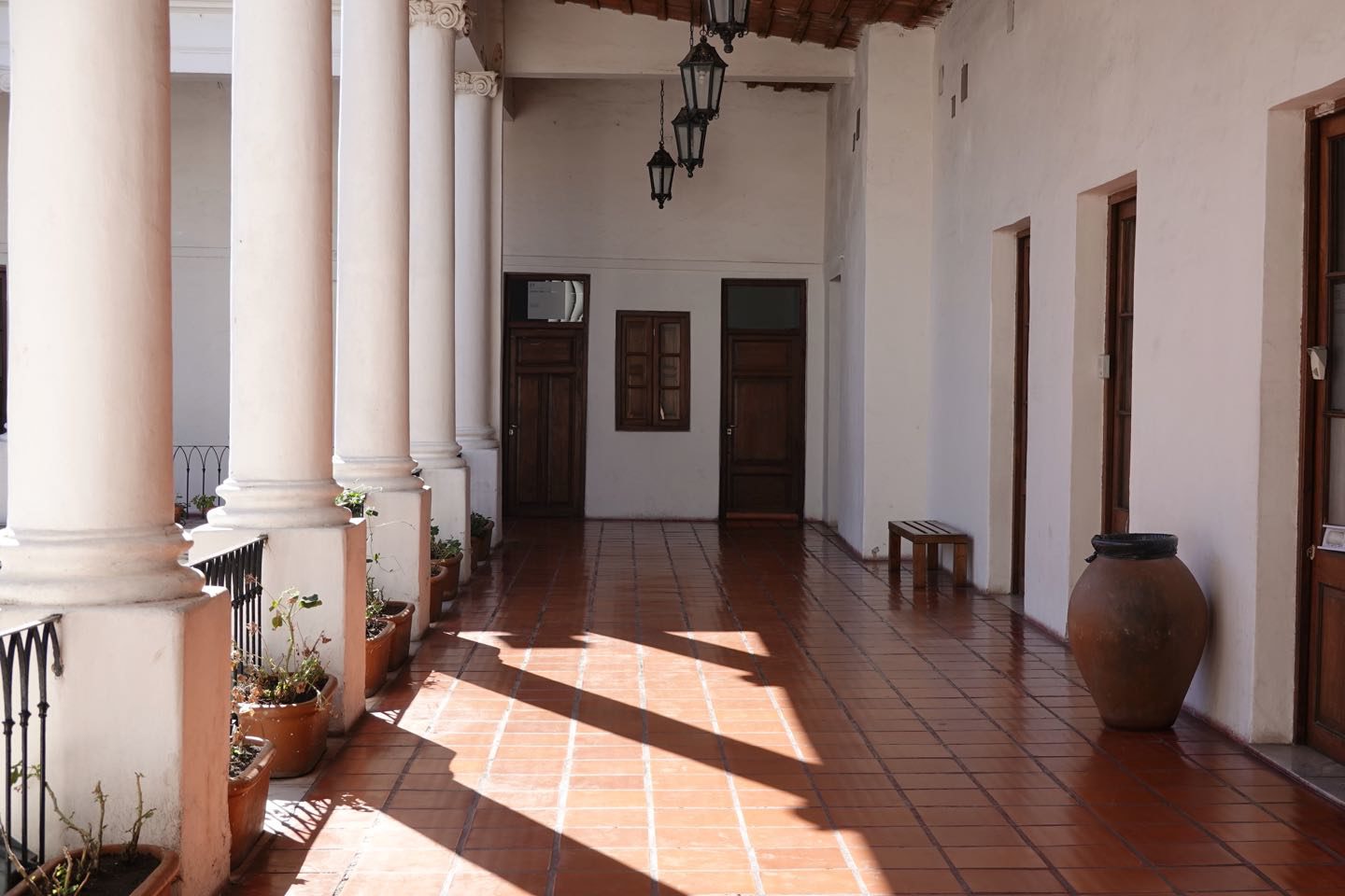 gallery inside the Cabildo on the first floor